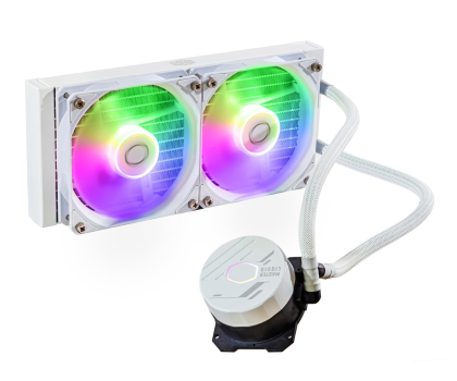 Chłodzenie wodne Cooler Master Masterliquid 240L Core ARGB White 2x120mm